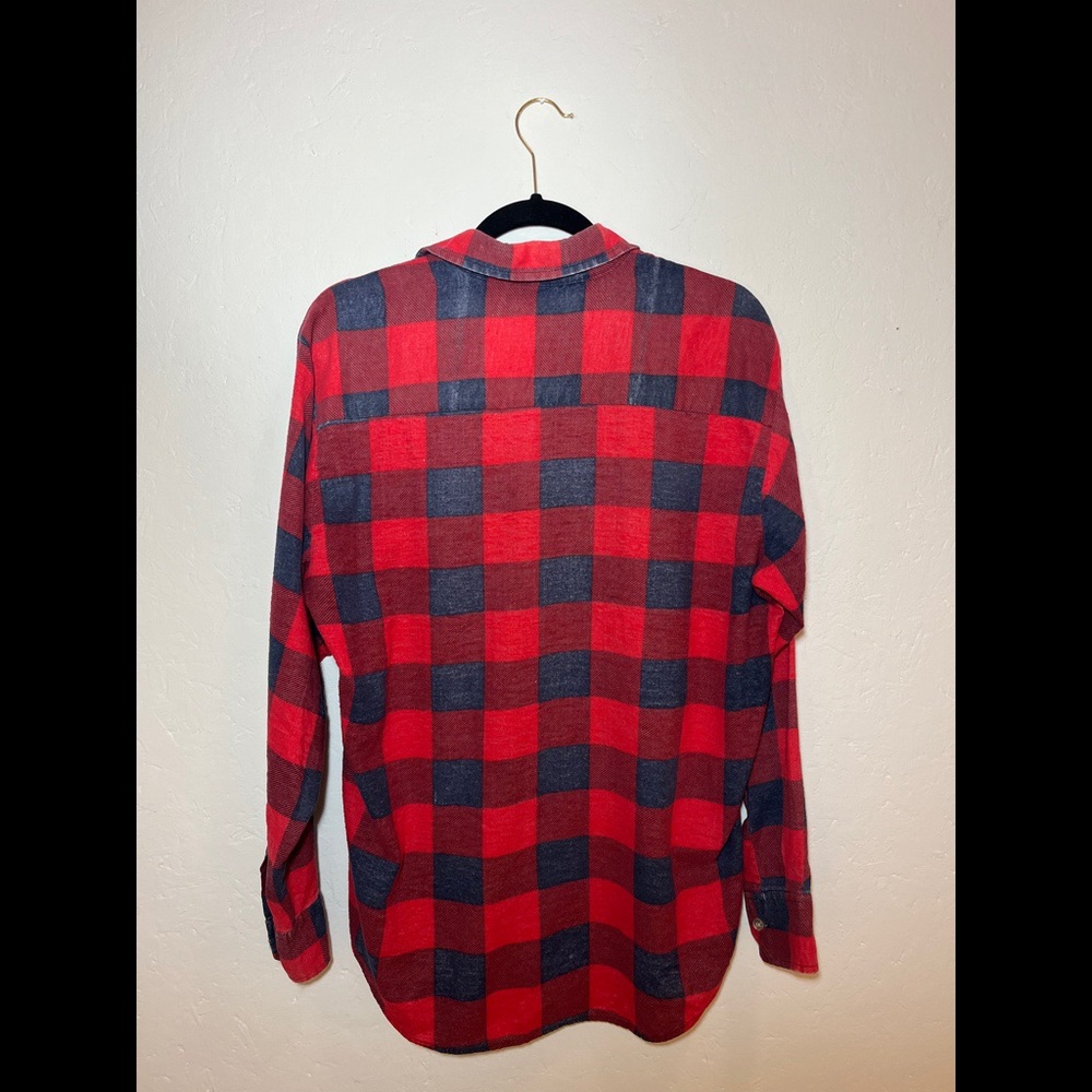 Cascade • Red & Blue Flannel Shirt - Picture 5 of 6